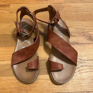 Blowfish strap sandals
